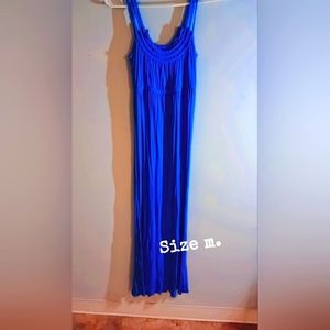 A beautiful royal blue dress